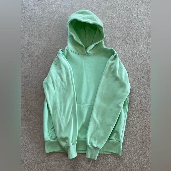 Lime Green Kangol Hoodie - M - Picture 1 of 2